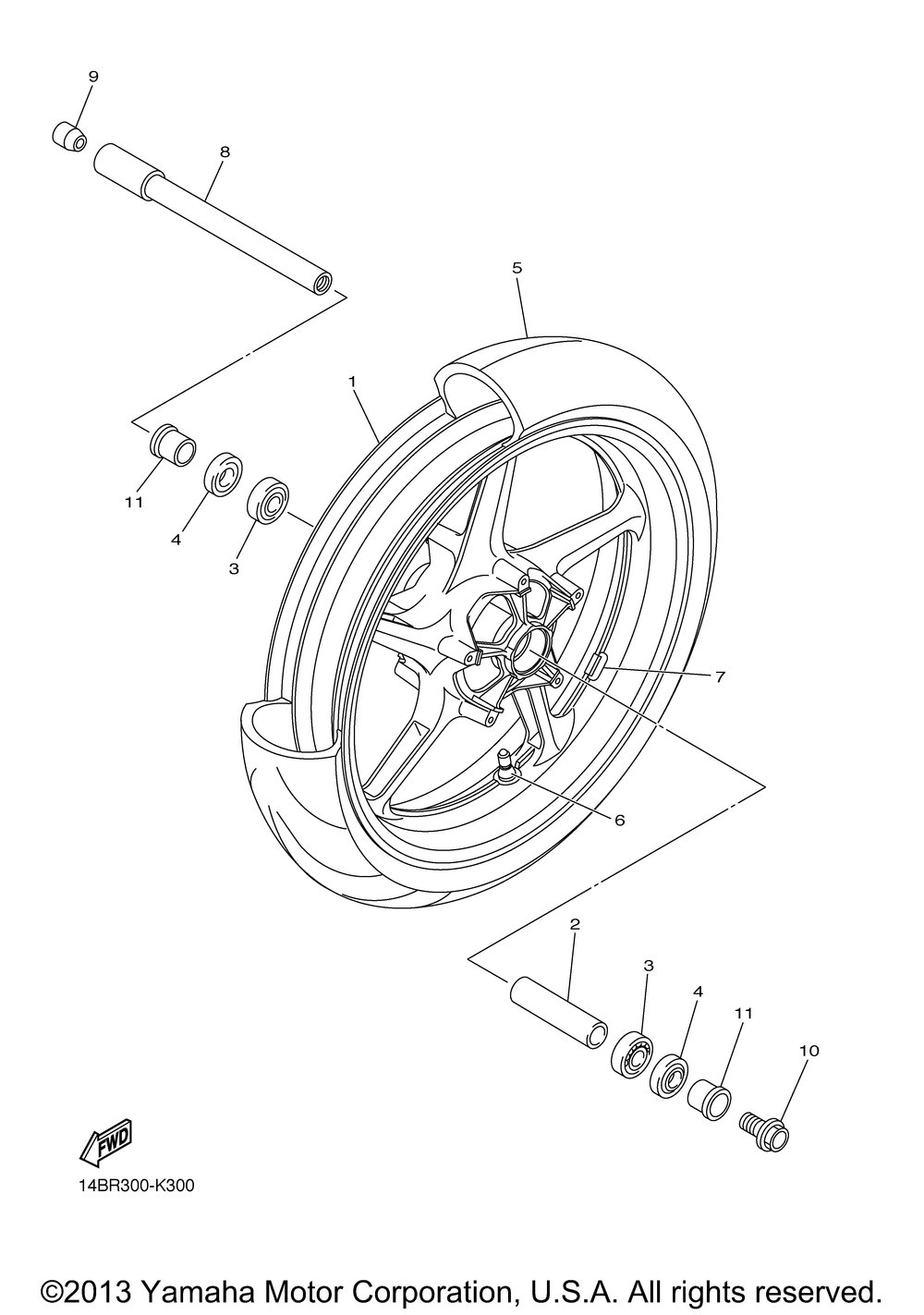 Front wheel