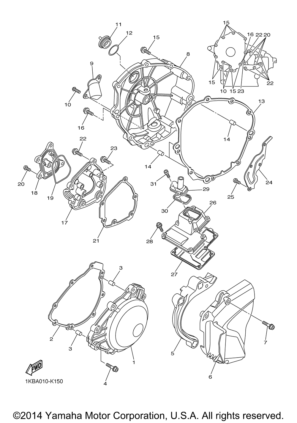 Crankcase cover 1