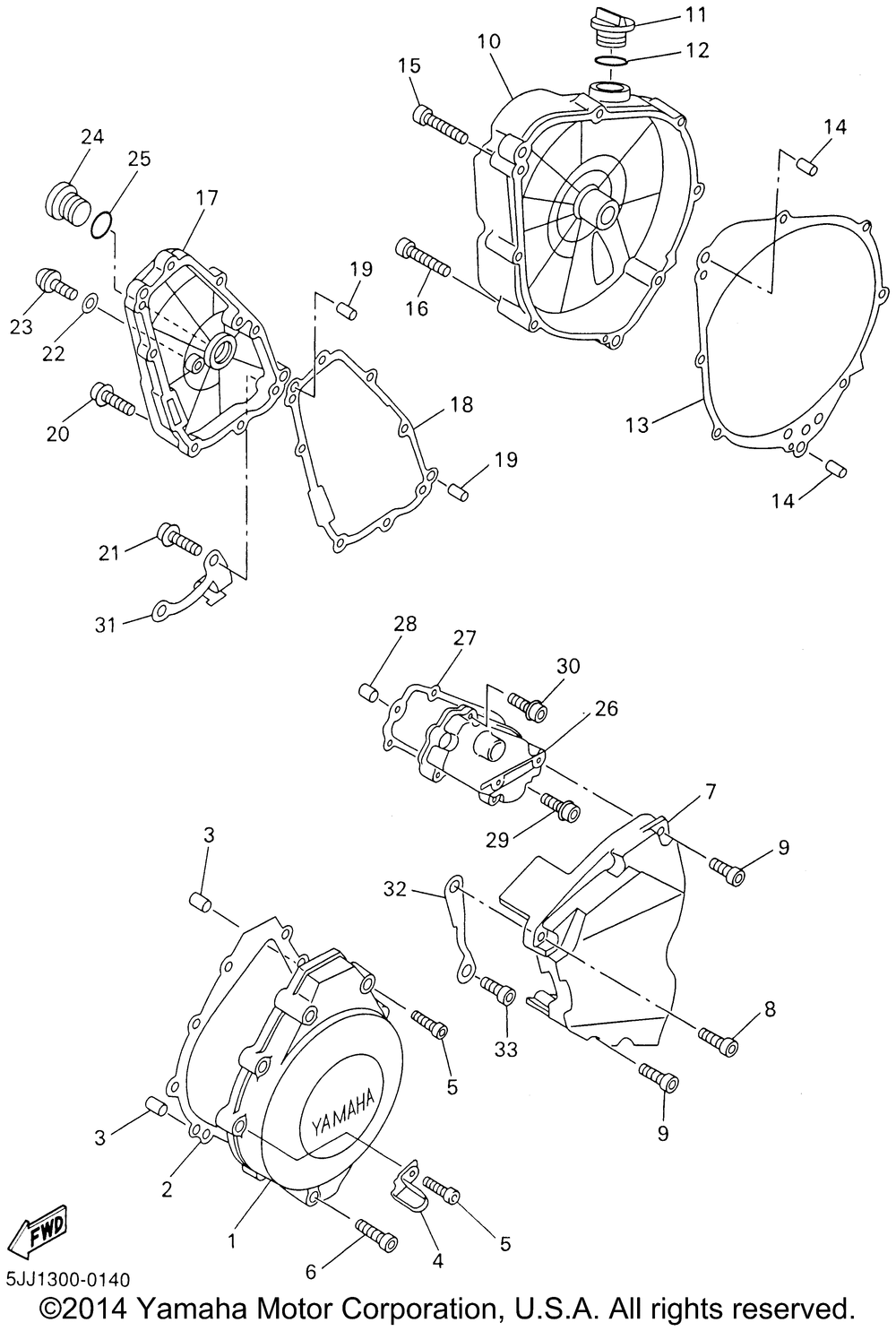 Crankcase cover 1