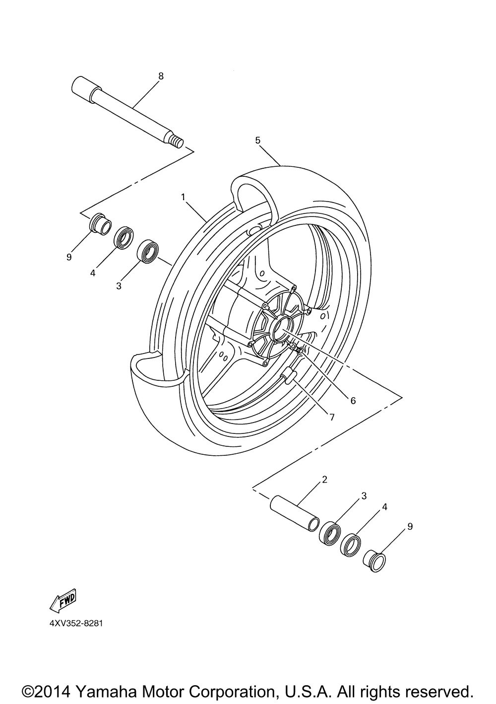 Front wheel