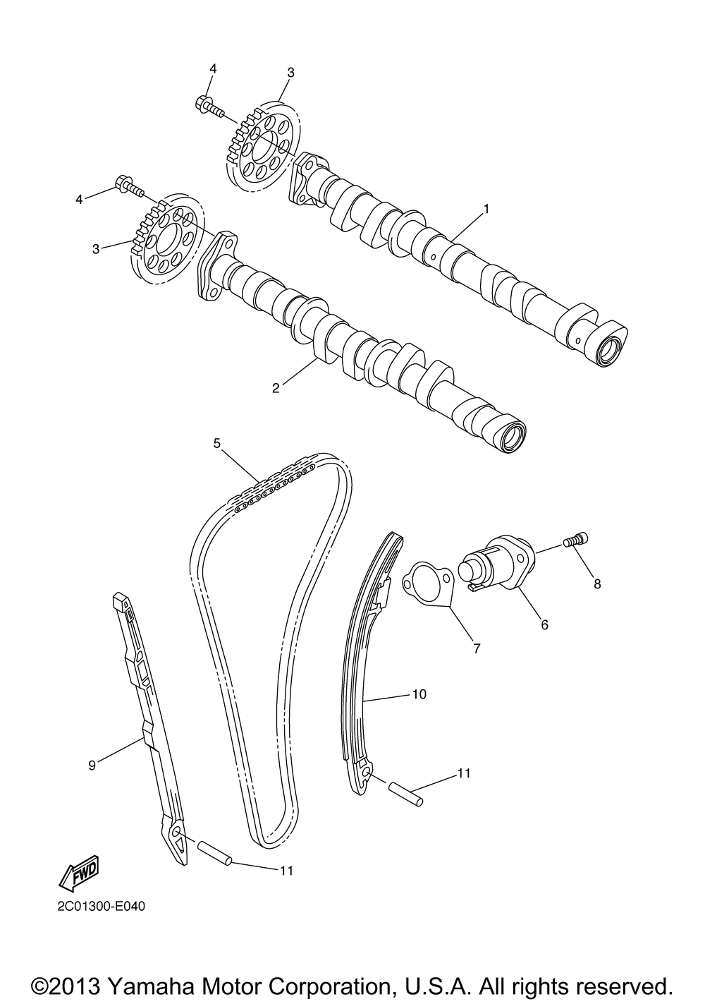 Camshaft chain