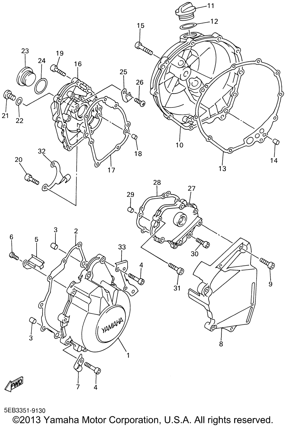 Crankcase cover 1