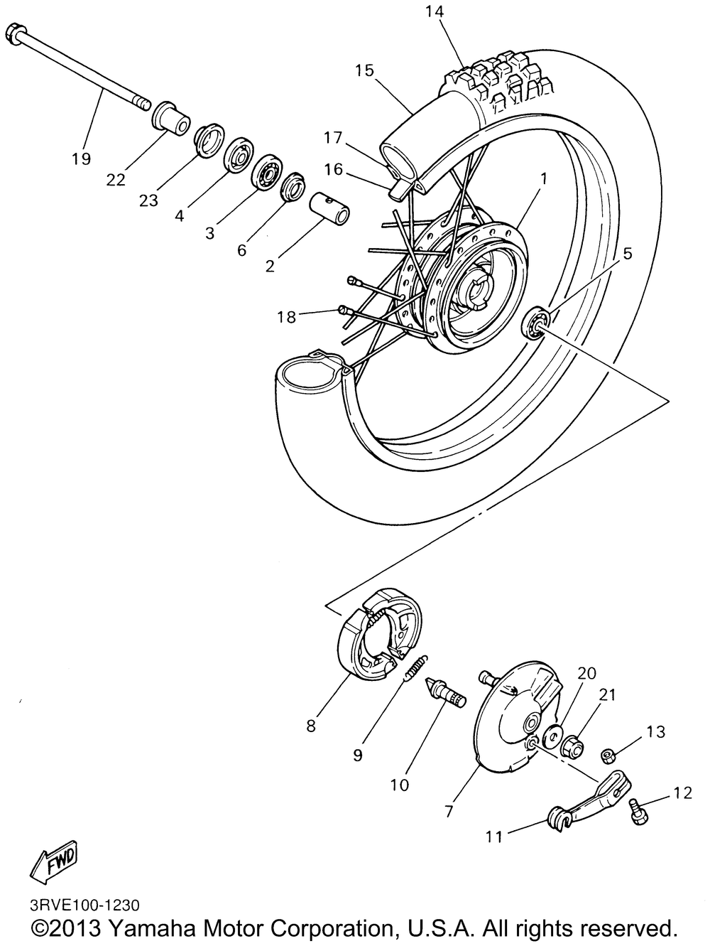 Front wheel