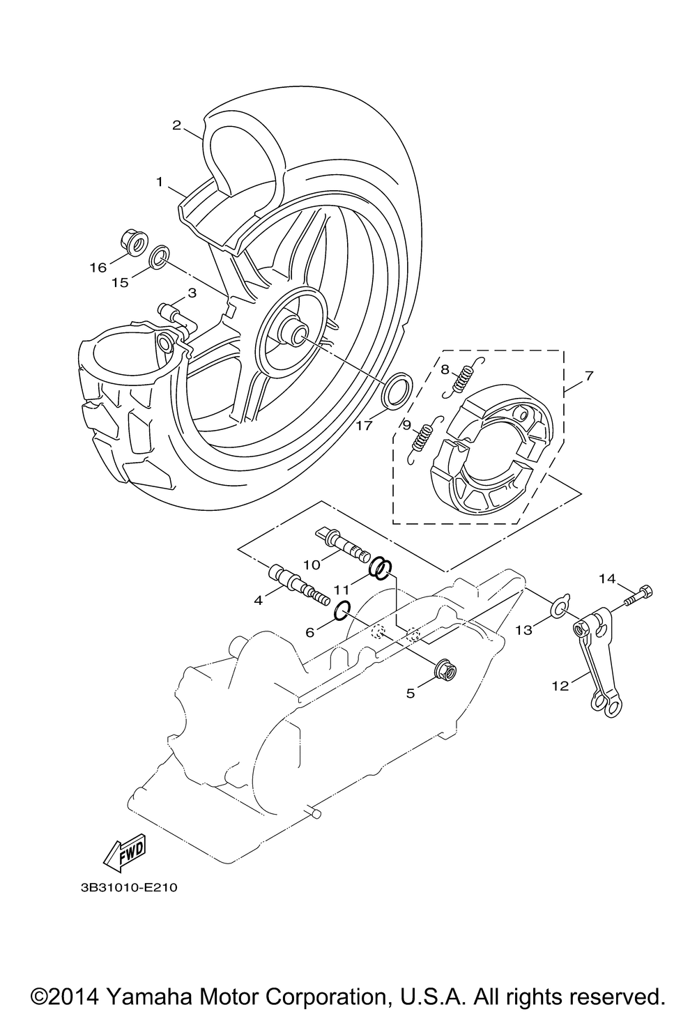 Rear wheel