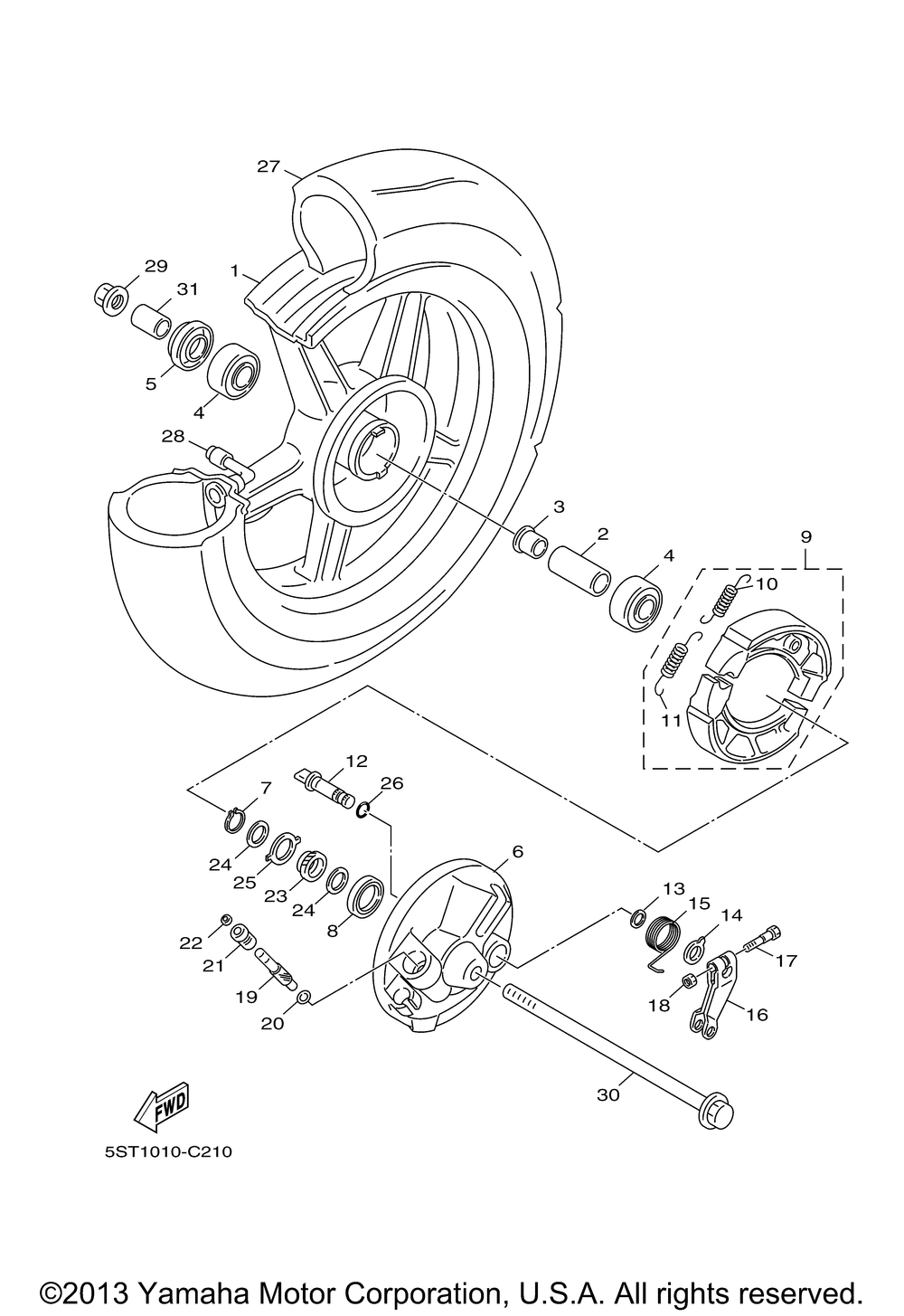 Front wheel