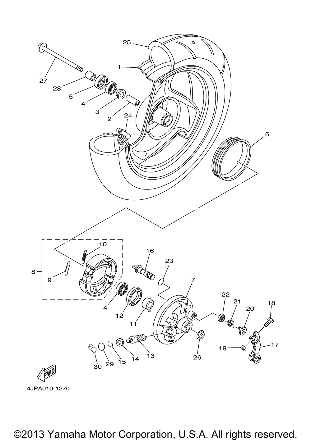 Front wheel