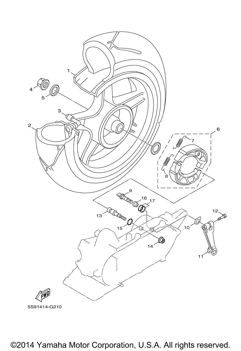 Rear wheel