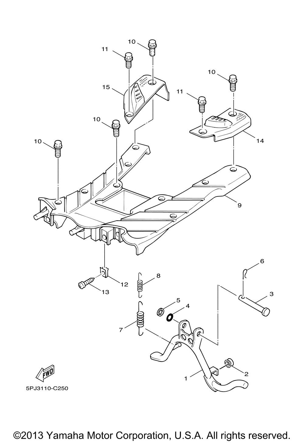 Stand footrest