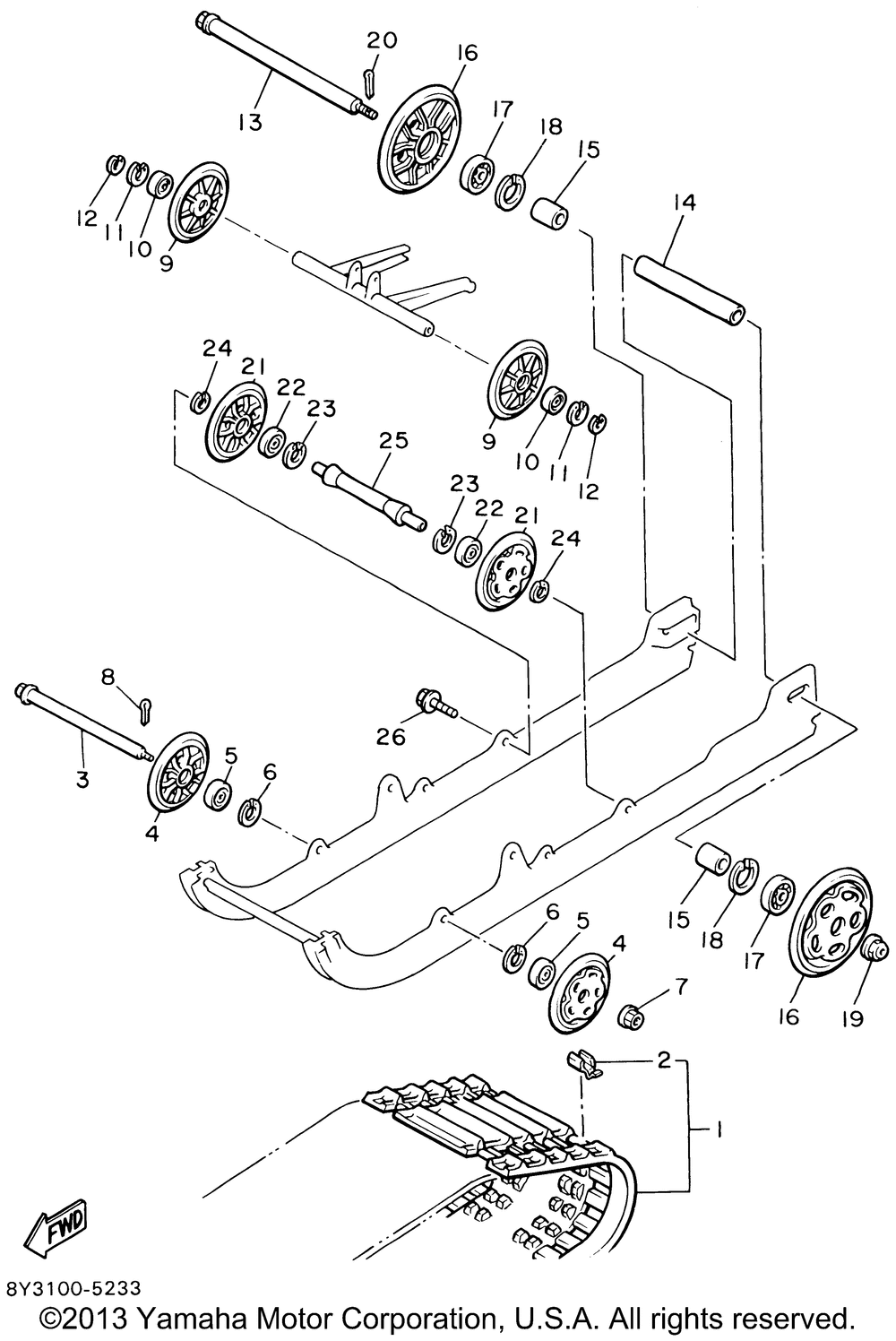 Track suspension 1