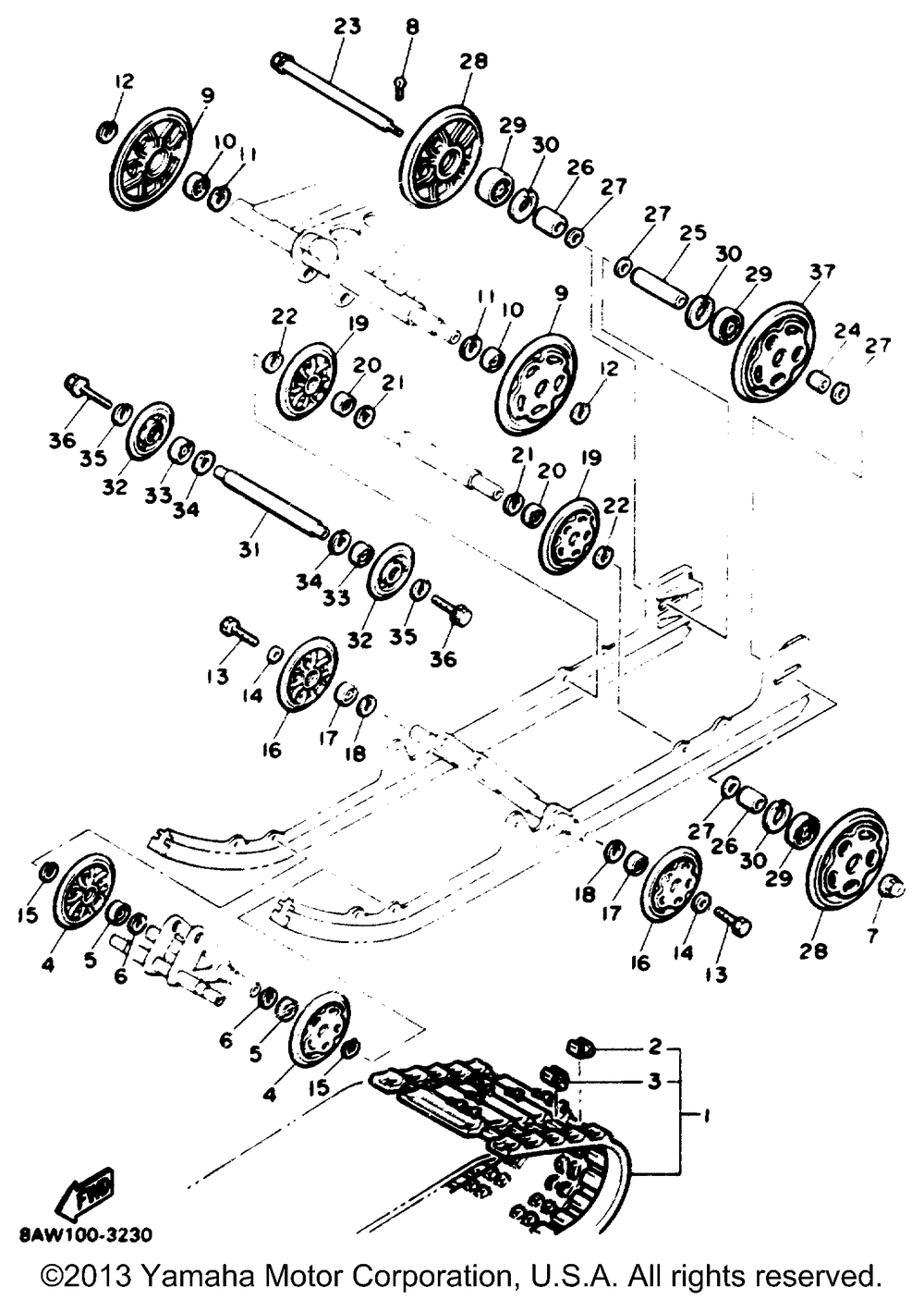 Track suspension 1