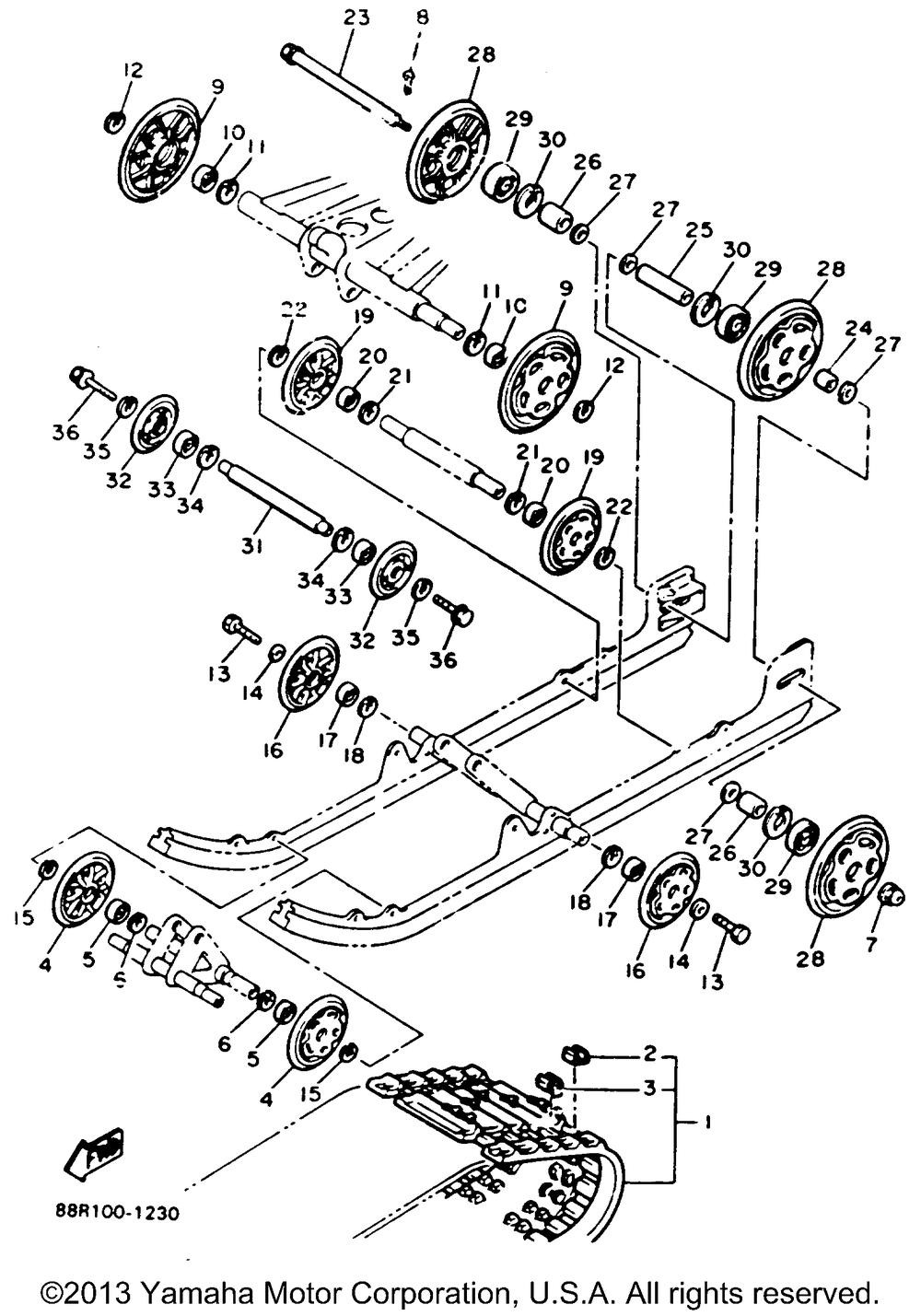 Track suspension 1