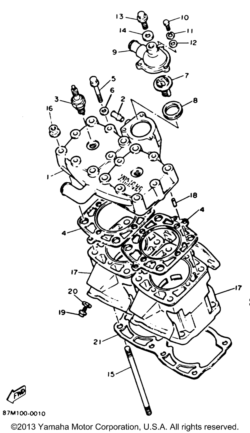 Cylinder head - cylinder