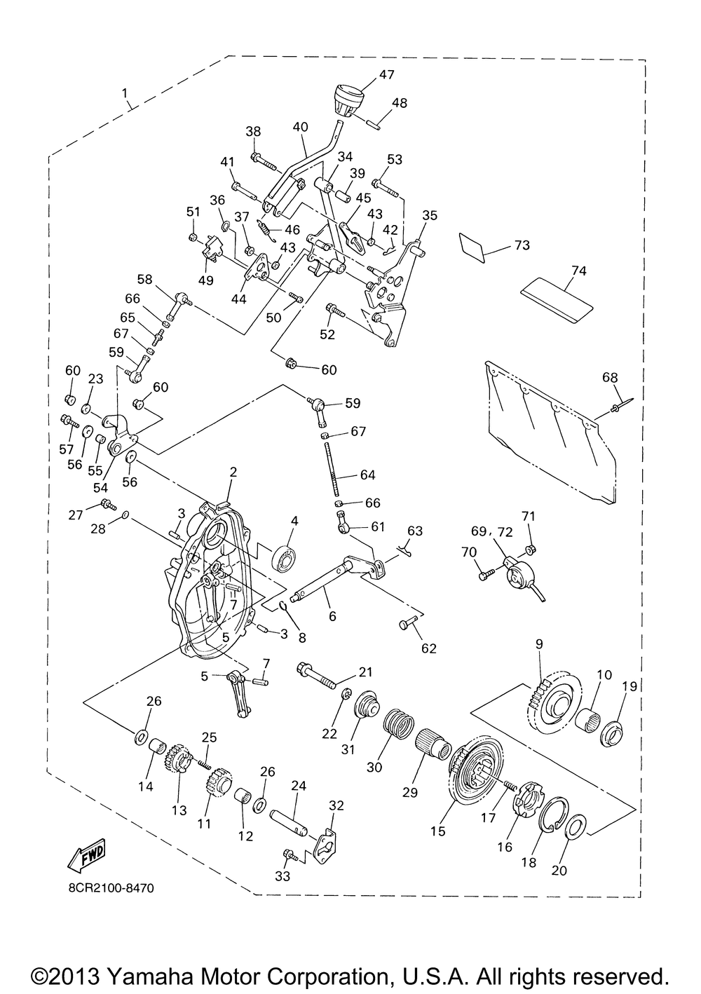 Alternate reverse gear kit