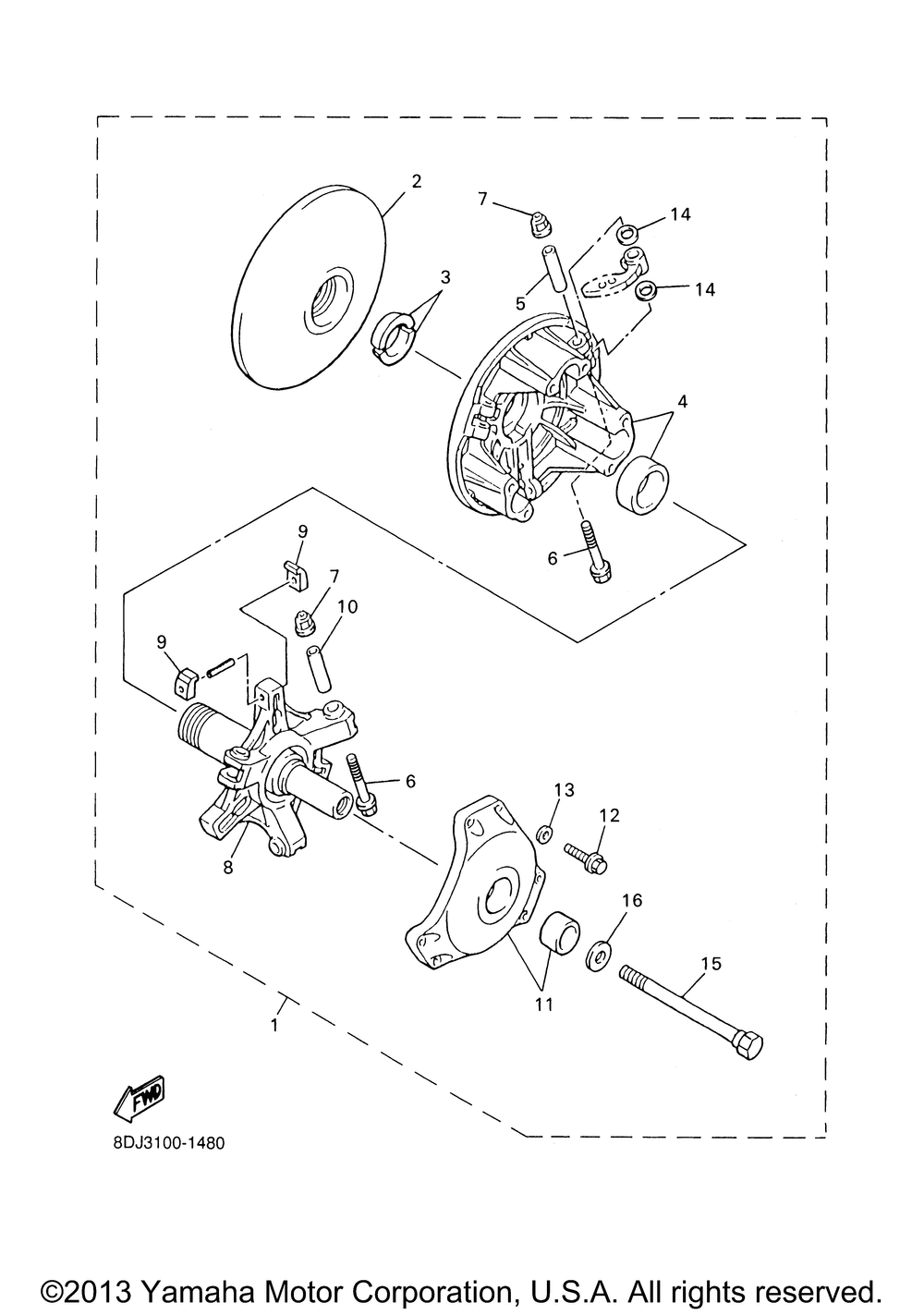 Alternate clutch repair kit