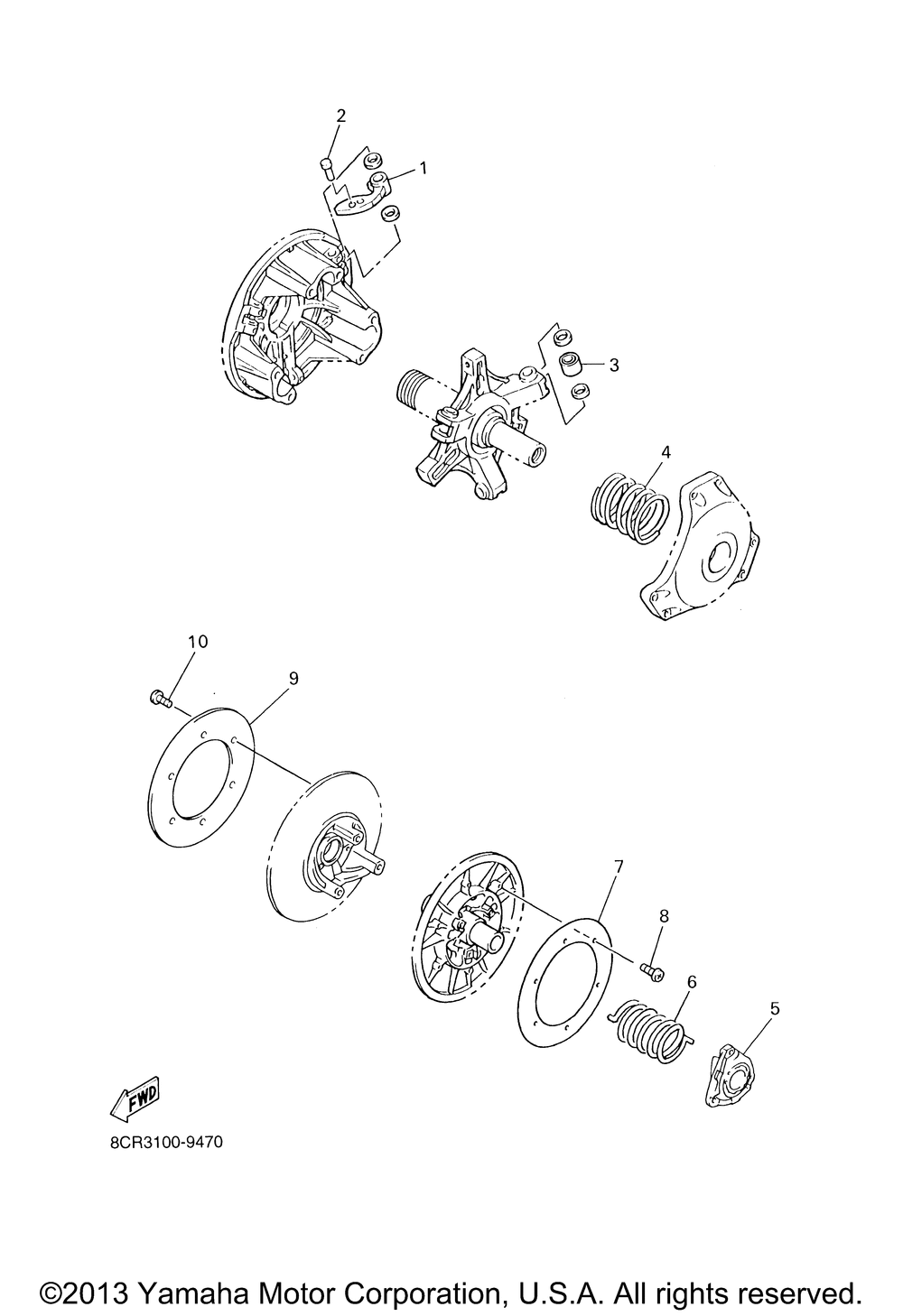 Alternate drive setting 1