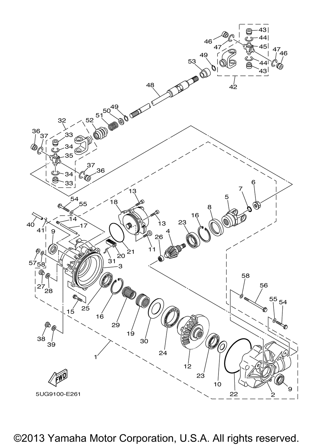 Front differential