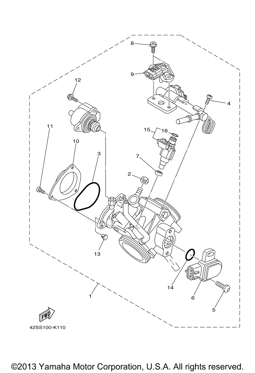 Throttle body assy 1