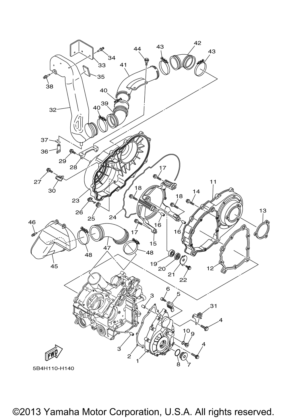 Crankcase cover 1