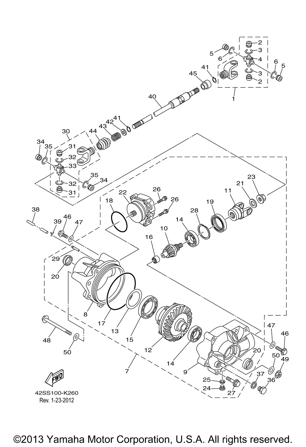 Front differential