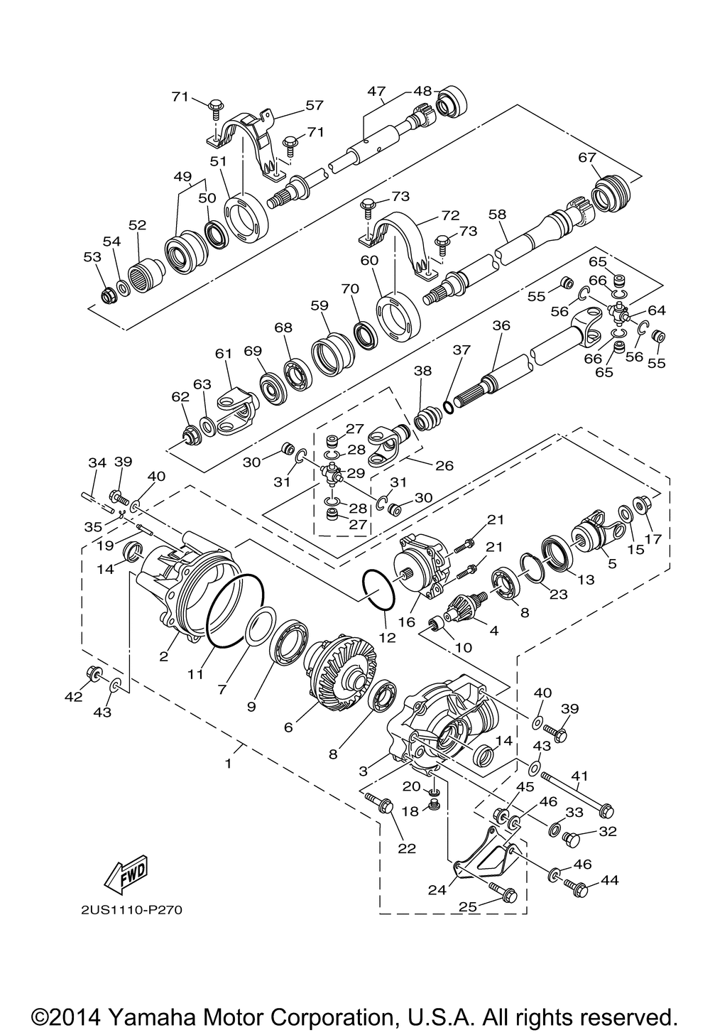 Front differential