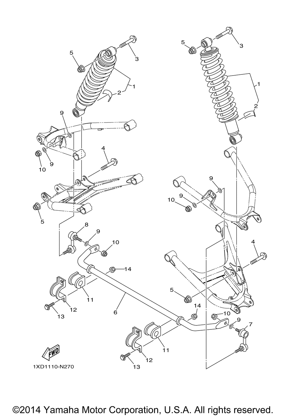 Rear suspension