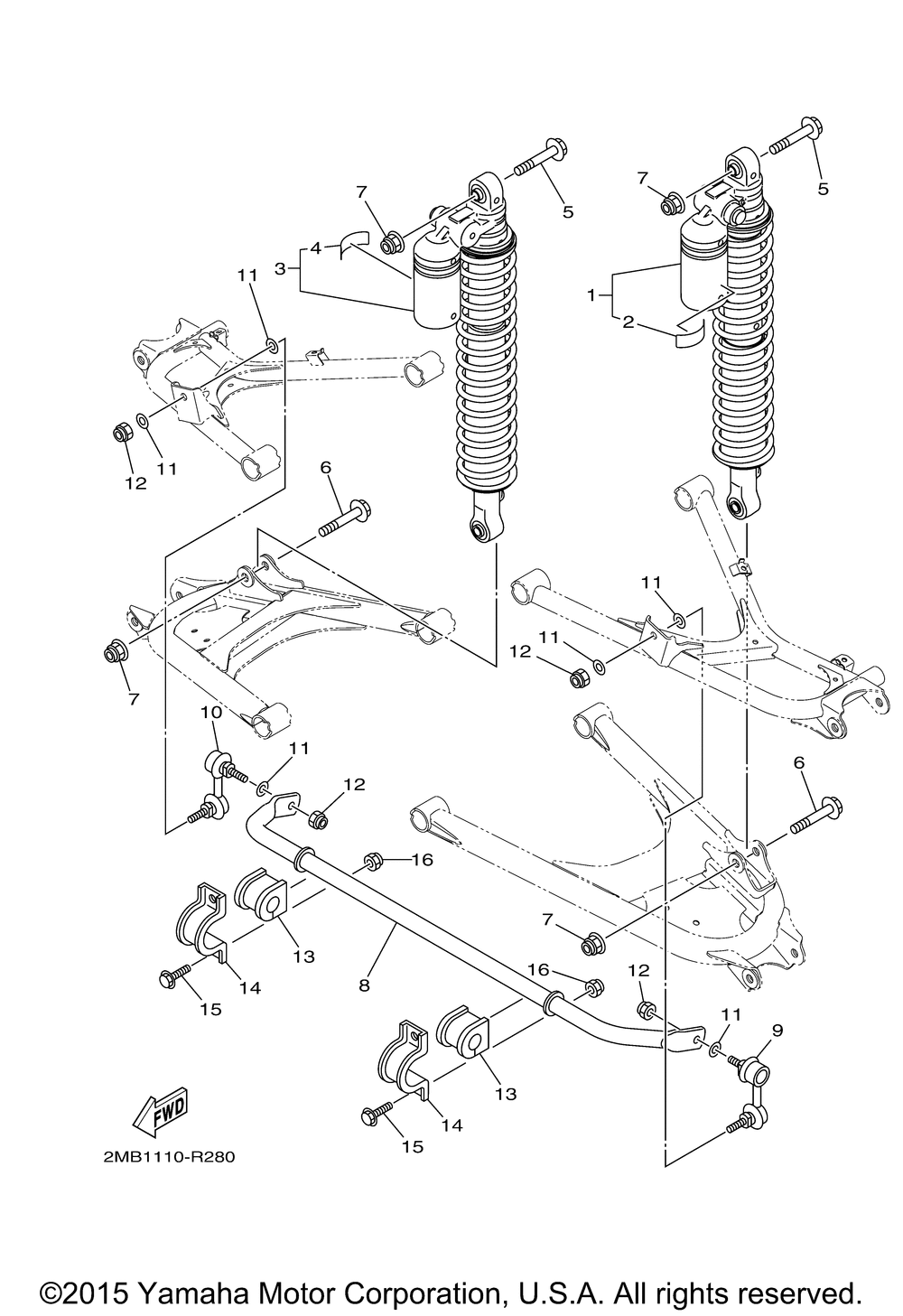 Rear suspension