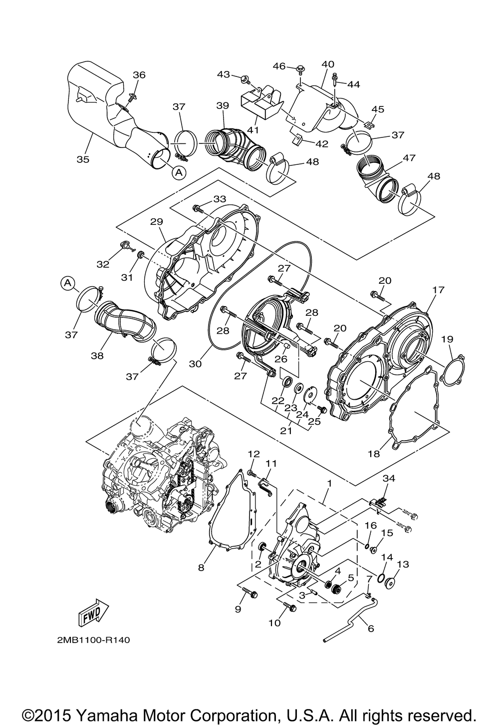 Crankcase cover 1