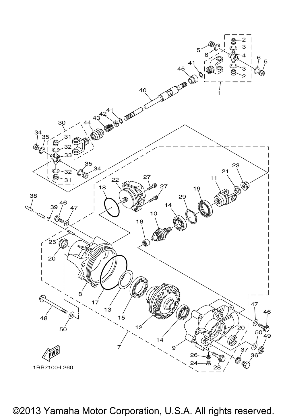 Front differential