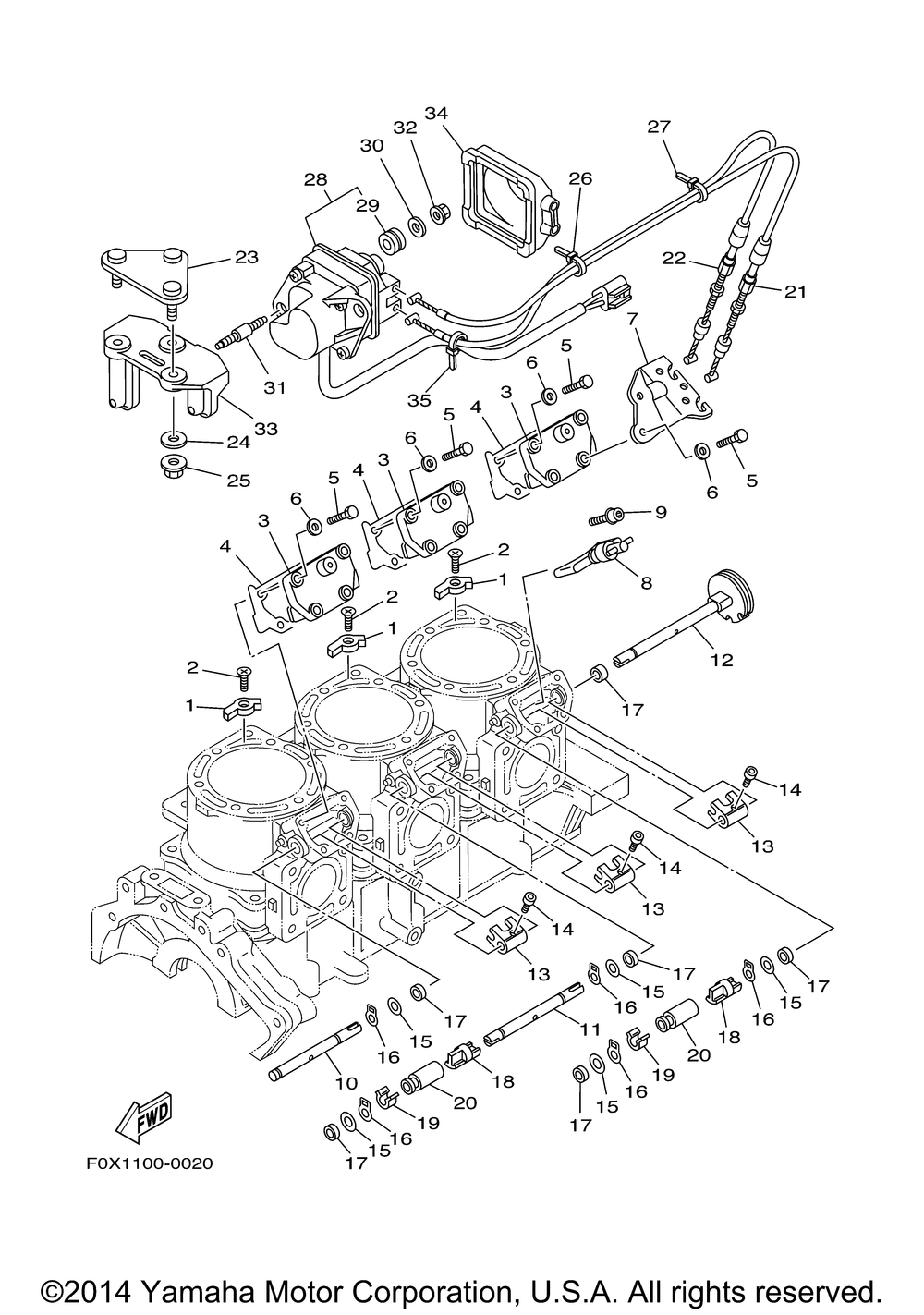 Cylinder crankcase 2