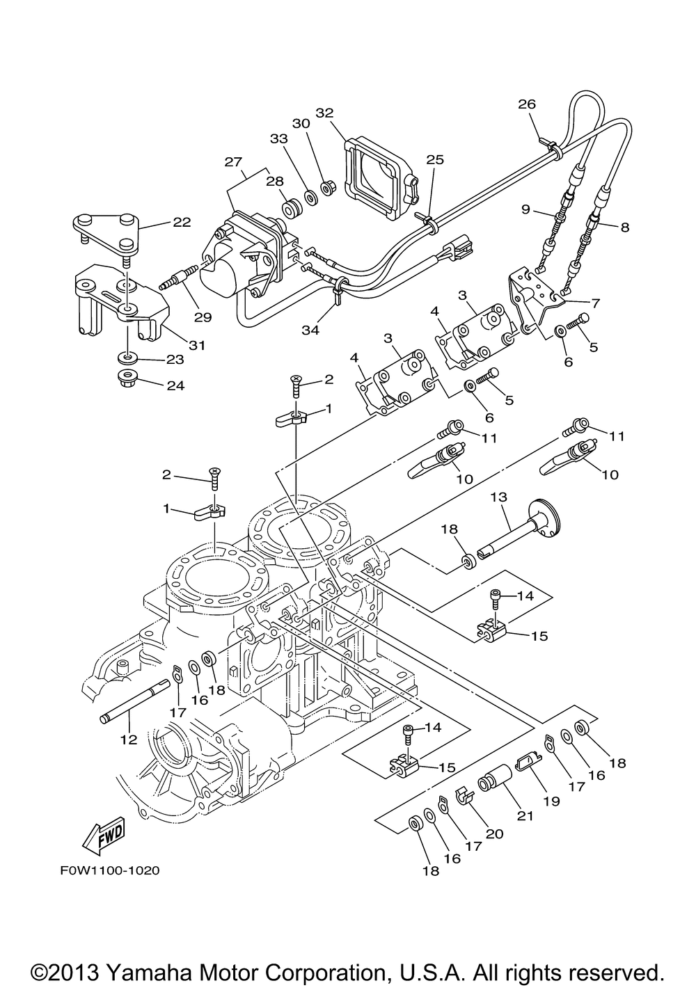 Cylinder crankcase 2