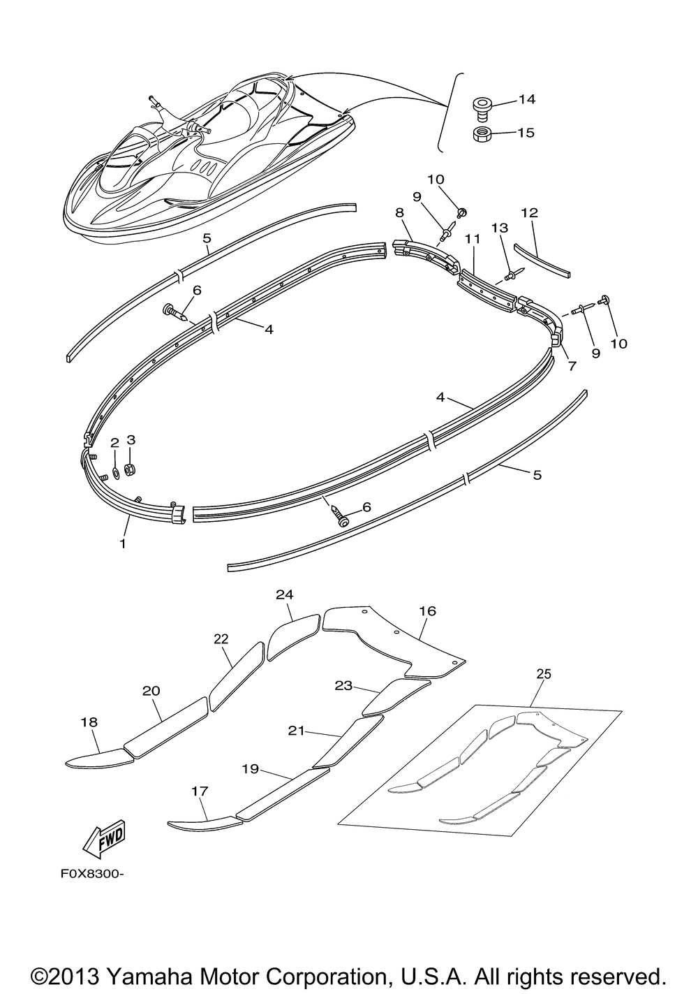 Gunwale mat