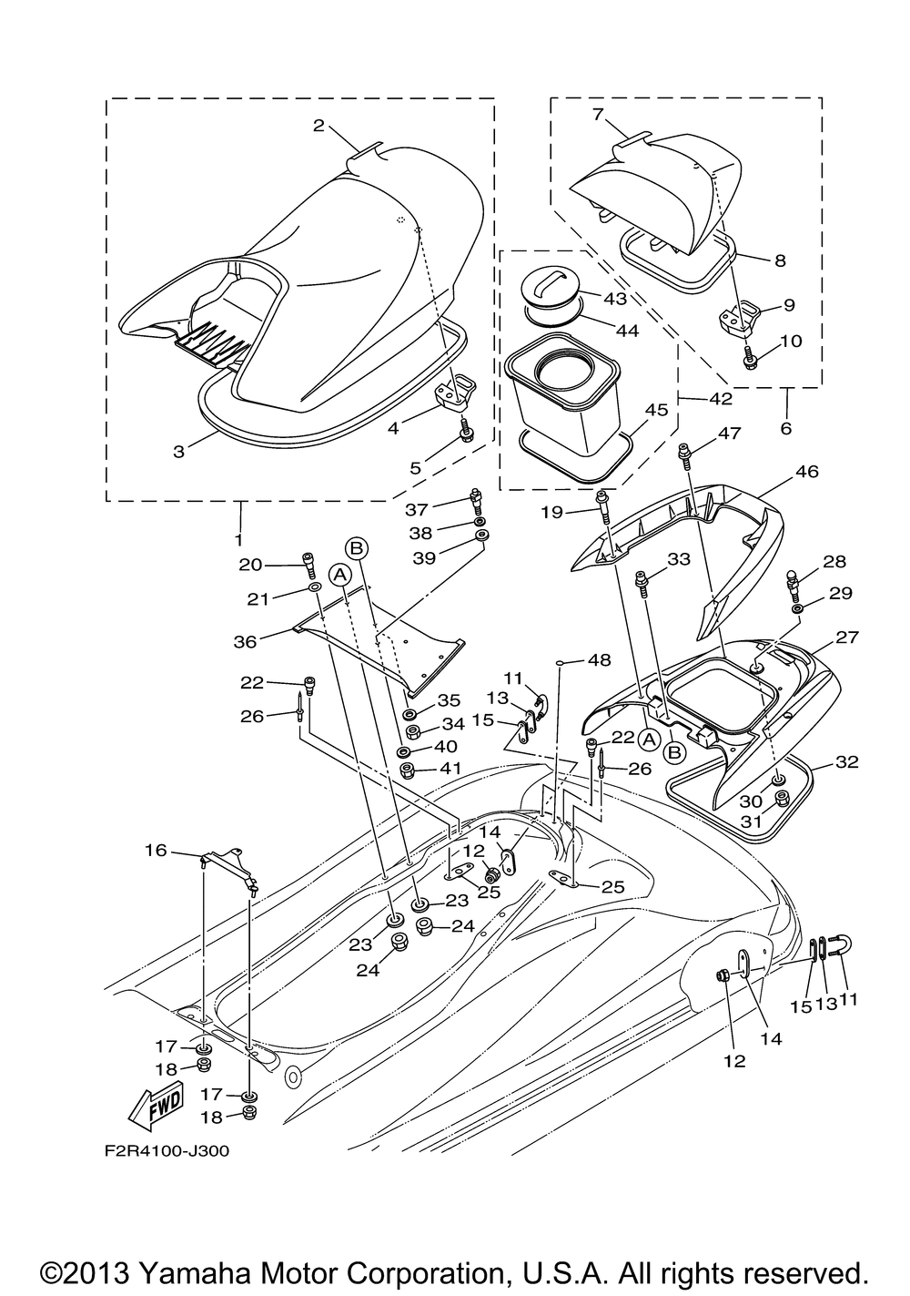 Seat & under locker