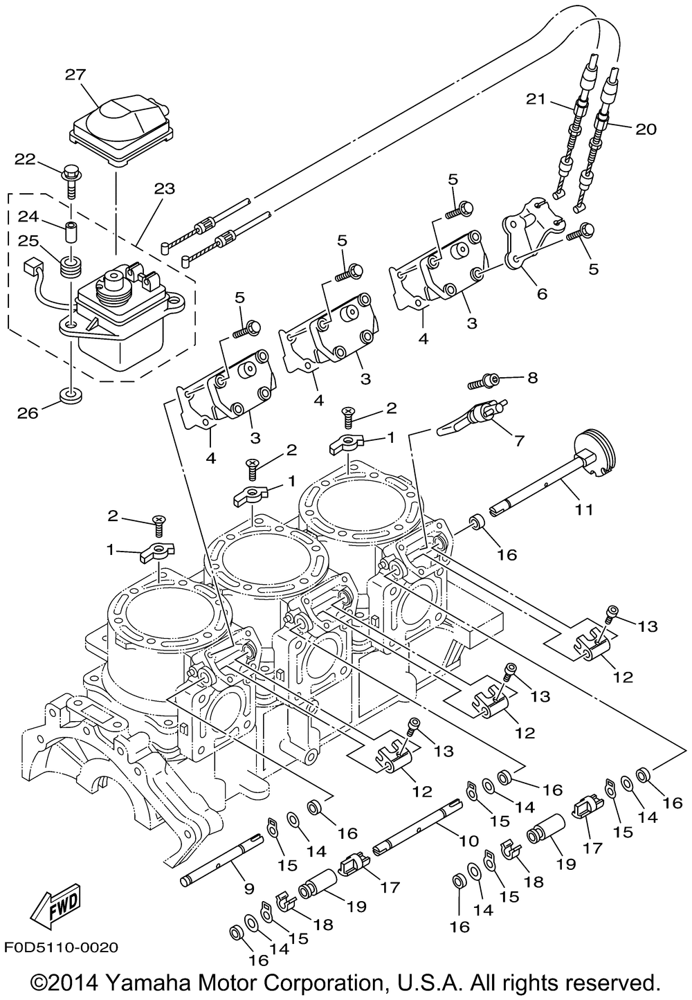 Cylinder. crankcase 2