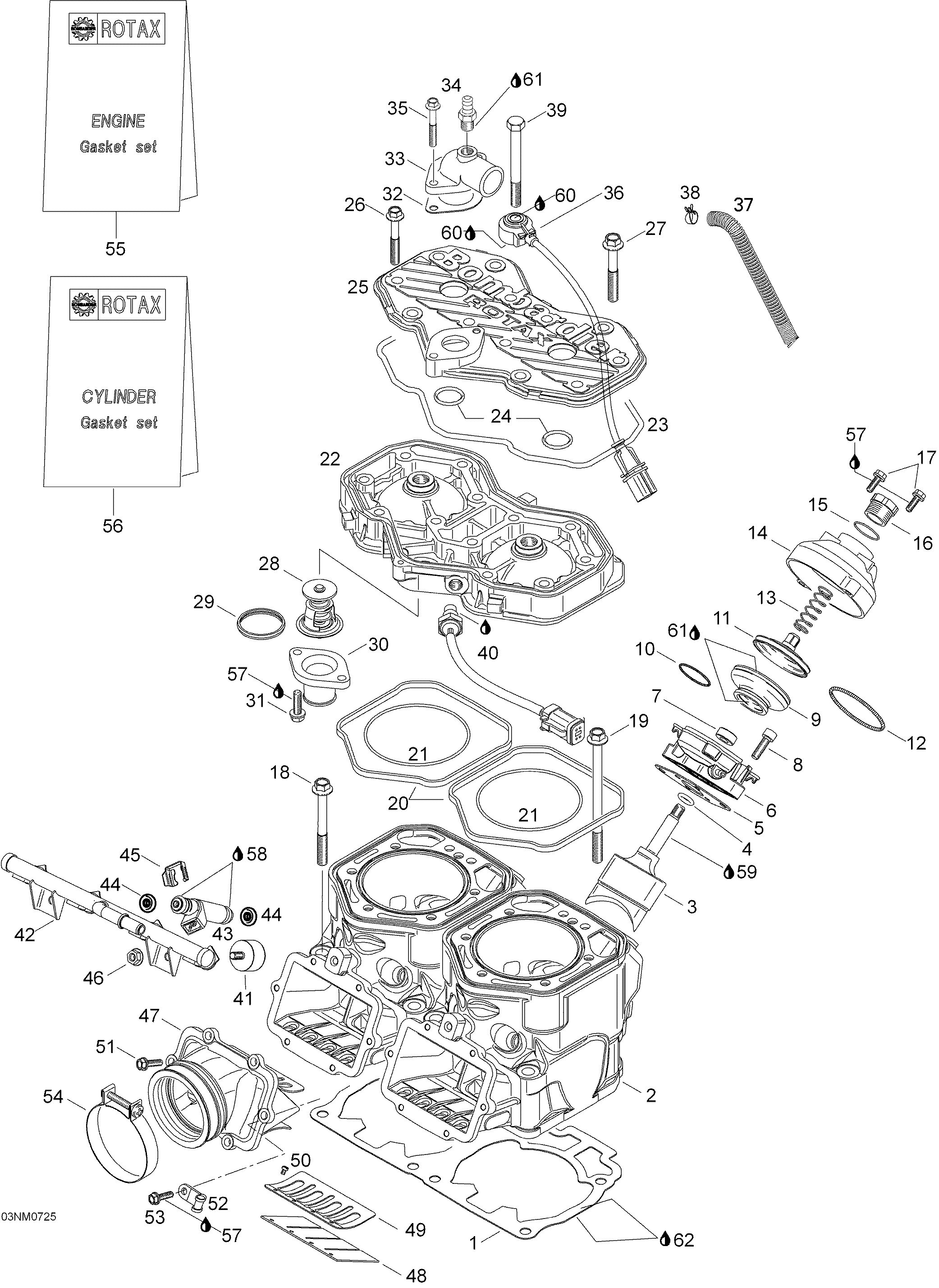 Cylinder and cylinder head