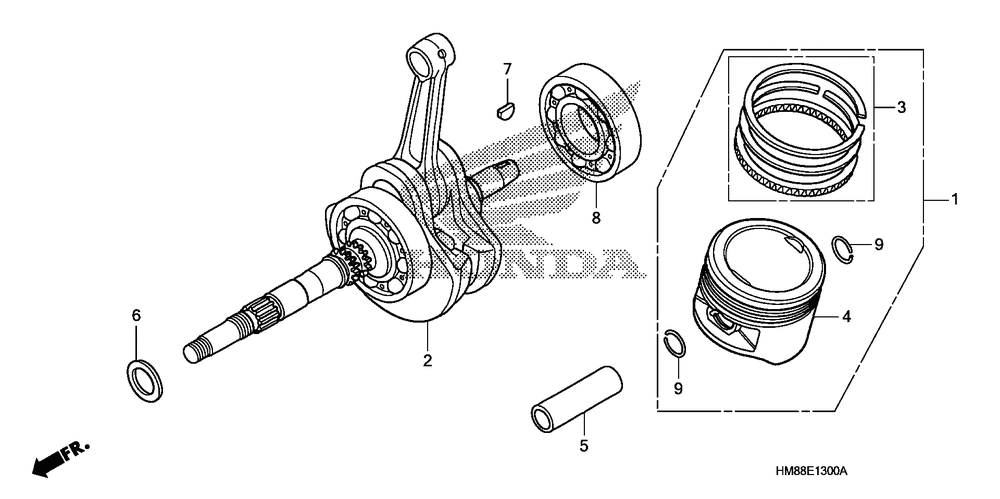 Crankshaft & piston