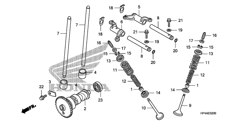 Camshaft & valve