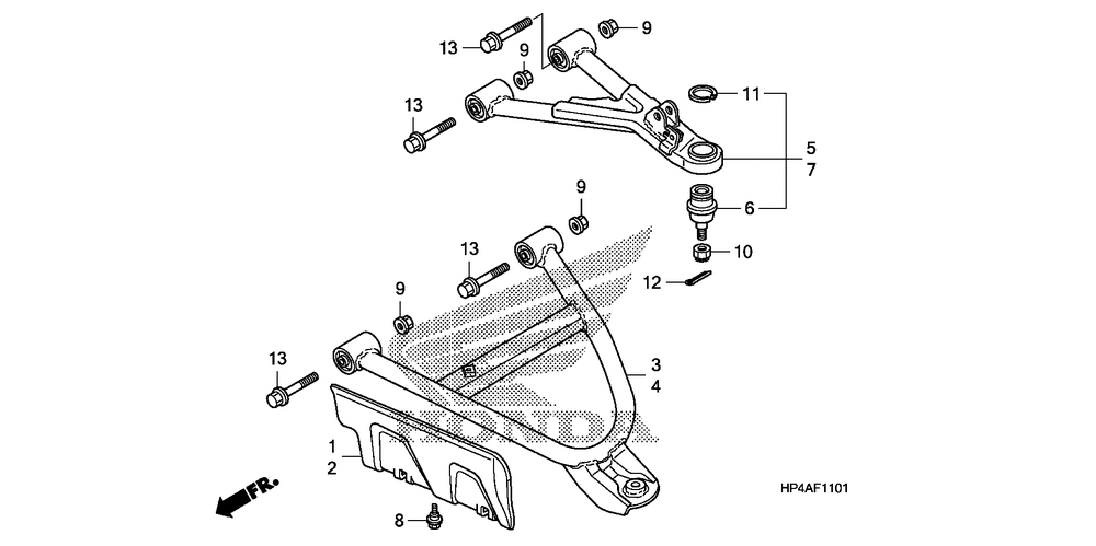 Front arm (4wd)