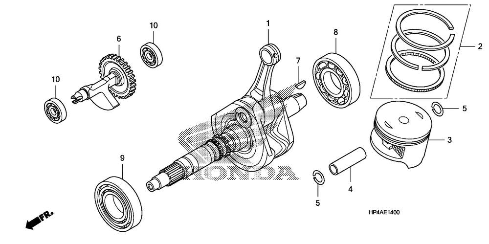 Crankshaft & piston