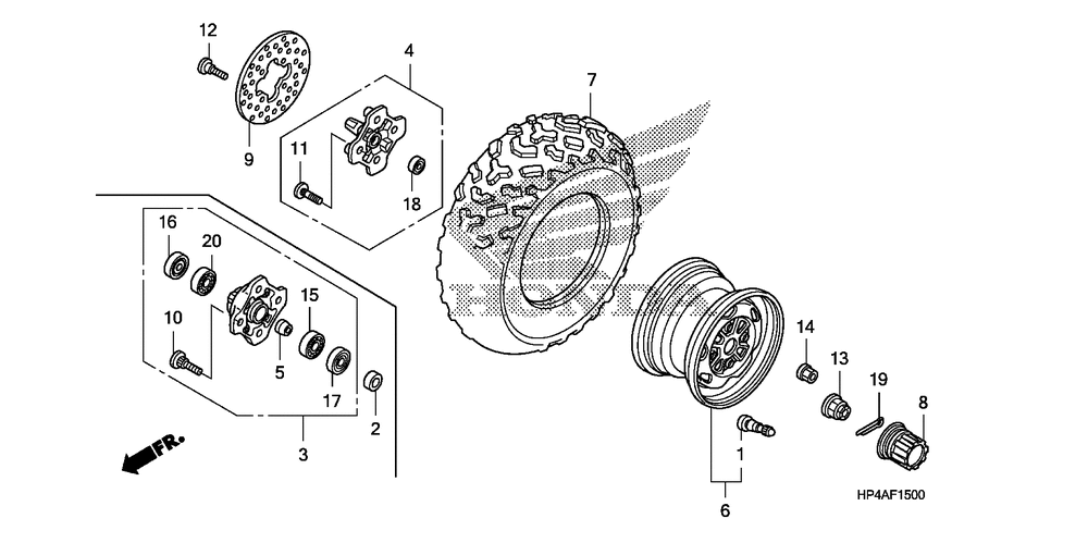 Front wheel