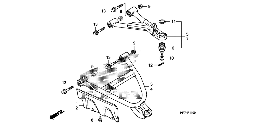 Front arm