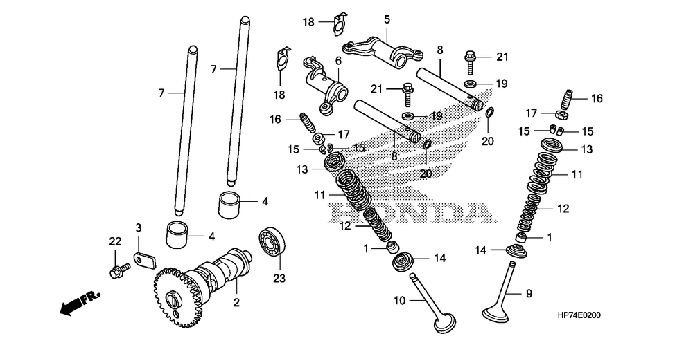 Camshaft & valve