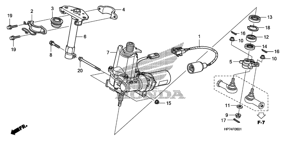 Steering shaft(trx420fpa)