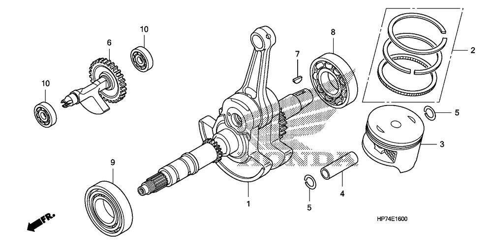 Crankshaft & piston