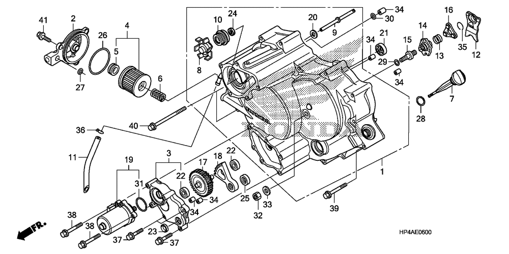 Front crankcase cover