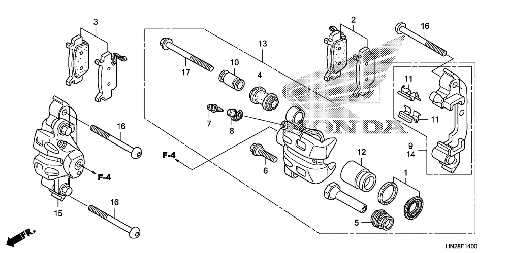 Front caliper