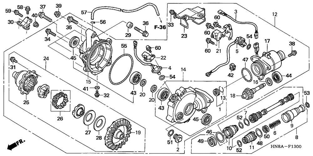 Front final gear