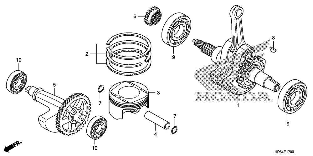 Crankshaft & piston