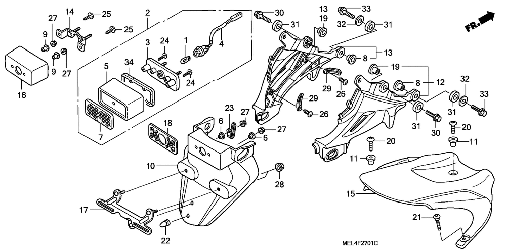 Rear fender (2)