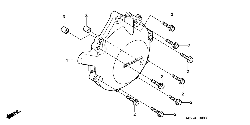 Alternator cover