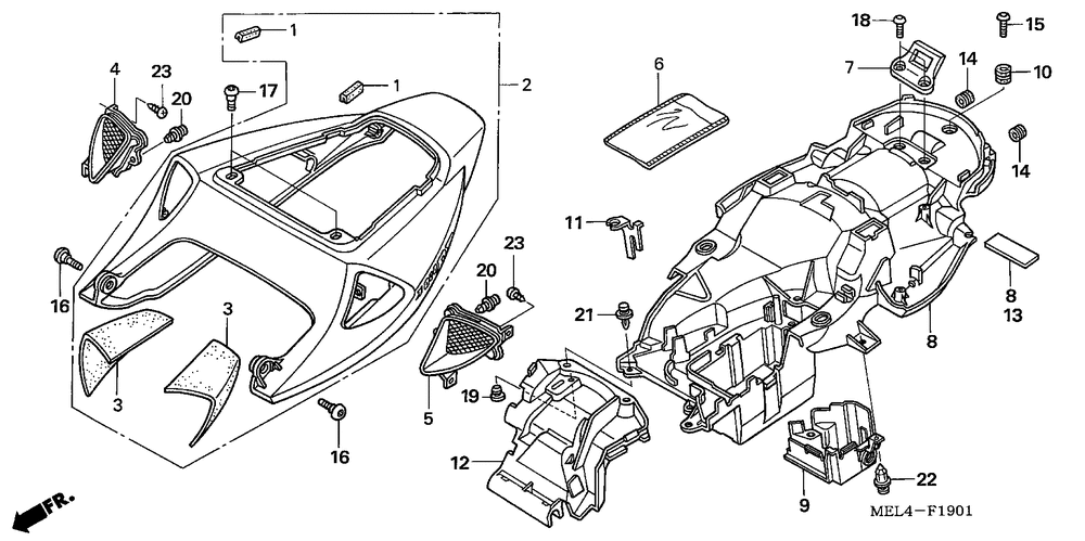 Seat cowl (2)